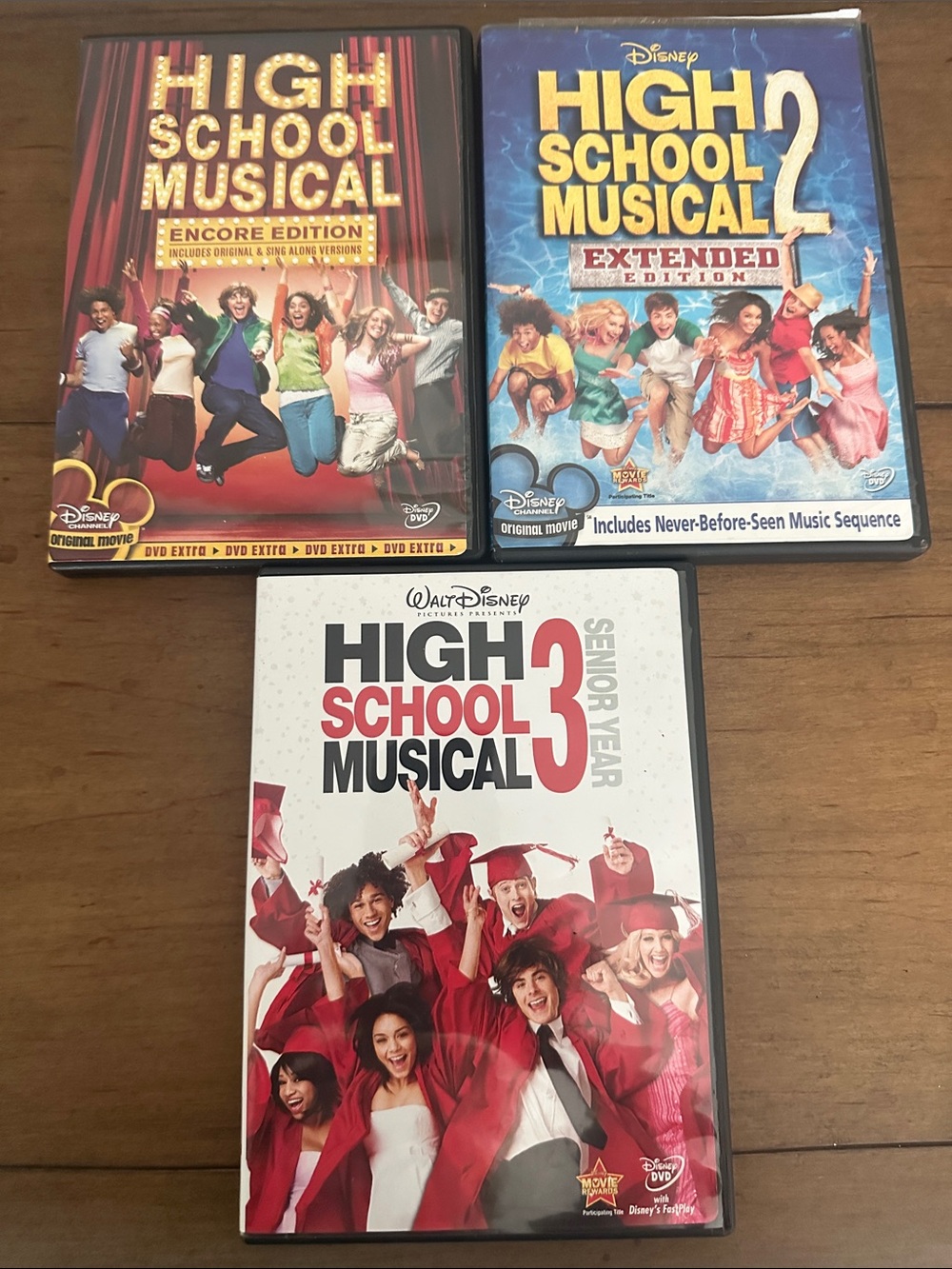Disney High School Set of 3 DVDs